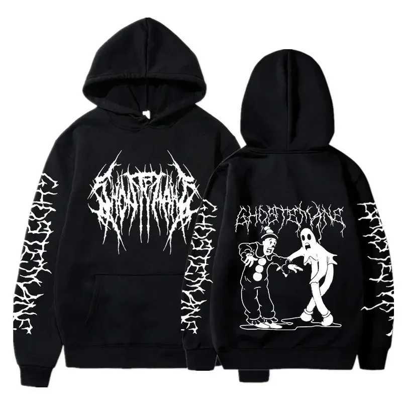 Ghostemane Hoodies Men Women Fashion Hoodies Kids Hip Hop Hoodies Sweatshirts Mens Clothing Rapper Sweats Gothic Coats Boy X241228