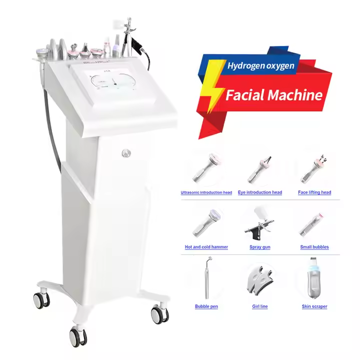 Multi Functional Face Lifting Device Double Chin Remove Skin Tighten Spray Gun Skin Rejuvenation Machine Facial Deep Cleansing Brightening Device
