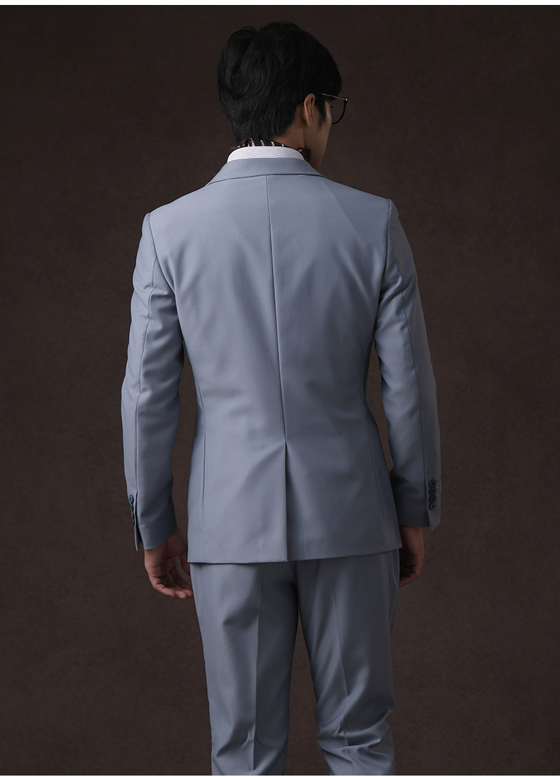3217 Double-breasted two-piece wedding suits groomsmen suits