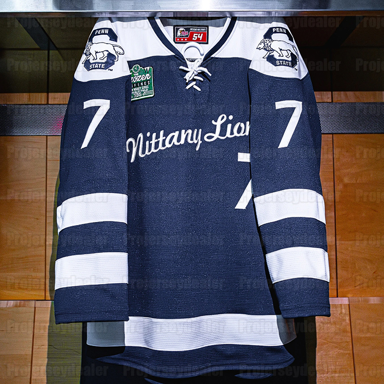 Gavin McKenna Penn State 2025 Wrigley Field Nittany Lions Hockey jersey Aiden Fink Dicky Ben Schoen Arsenii Sergeev Simon Mack Carter Schade Dyck Servagn