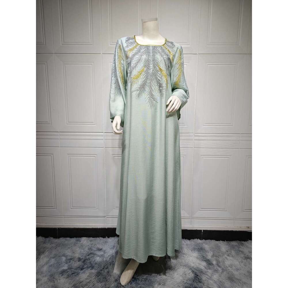 New Middle Eastern Muslim Robe Embroidered Hot Dia Dress For Foreign Trade Women's Clothing