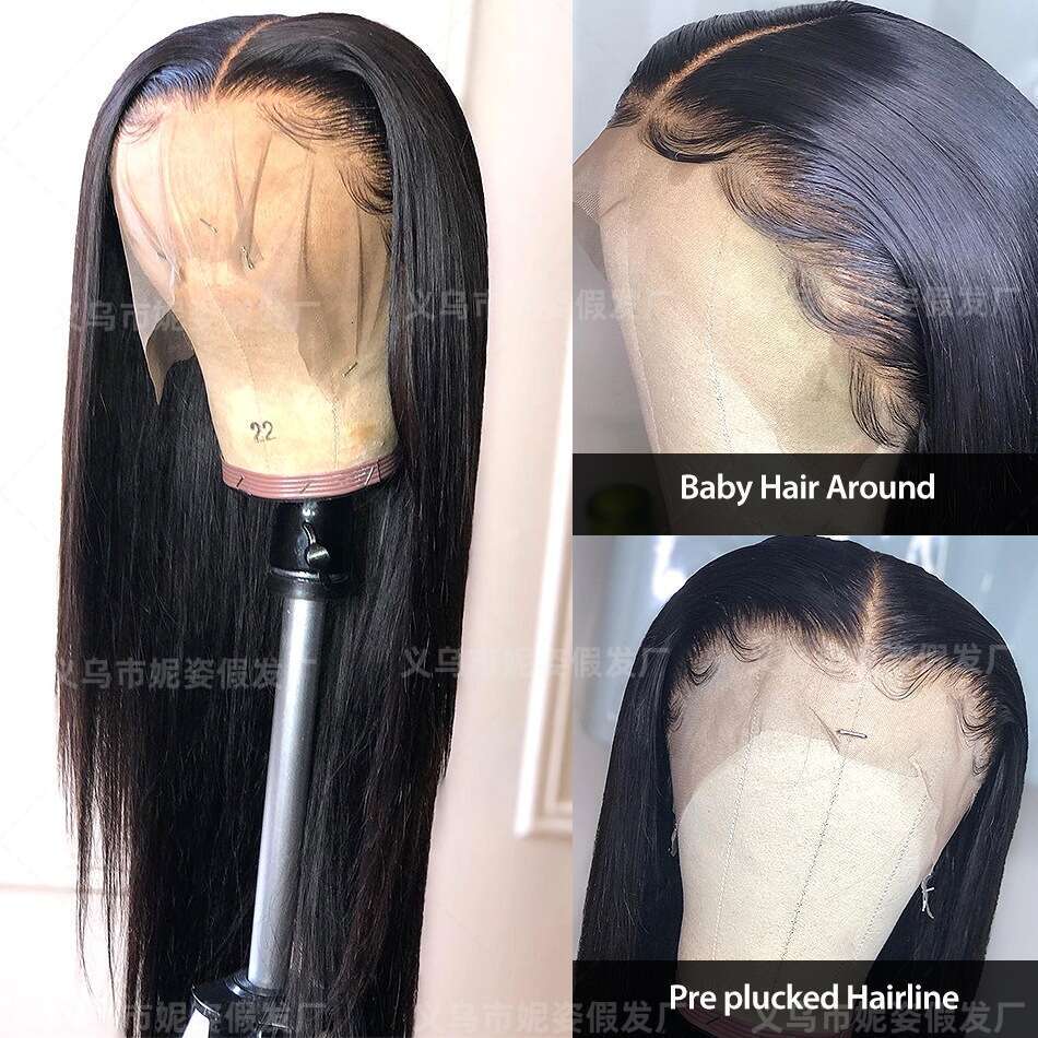 New Women's Front Lace Long Straight Synthetic Wig Headband Kq2 Kq2