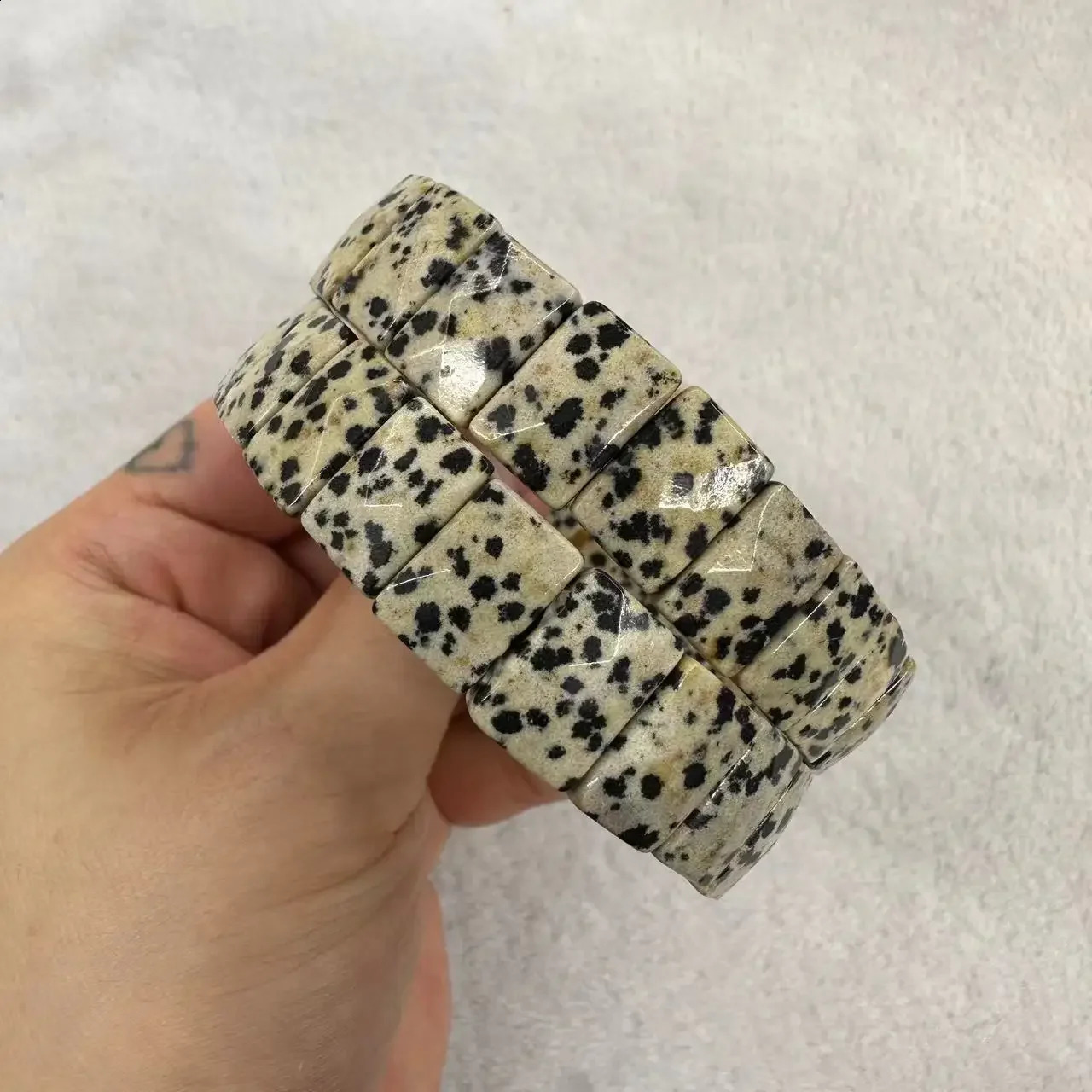 Natural Stone 9*12mm Faceted Bracelets Lapis Labradorite Crystal Red Jasper Agate Howlite Rhodonite Unakite For Wholesale 241227