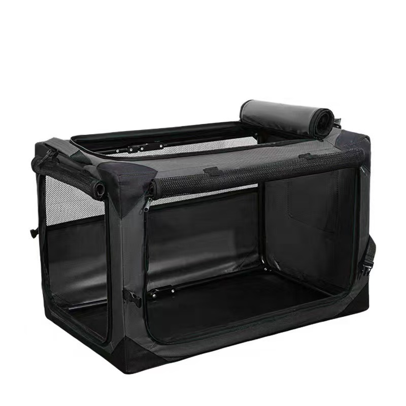 Car cage for outdoor use, portable folding cage, cat cage, dog cage, cat nest tent, medium-sized dog, golden fur, teddy bear, pet box