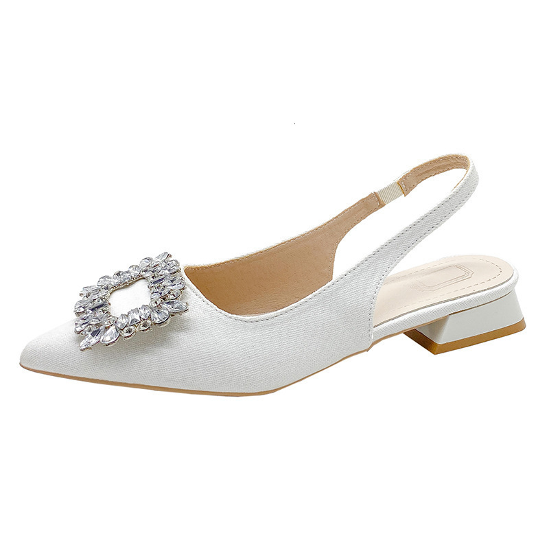 Sizes Ddmywed In French Style With A Wrapped Head And Sandals Women S New Small High Heels Rhinestone Pointed Single Shoes Chinese Brand F Ddmysaturn