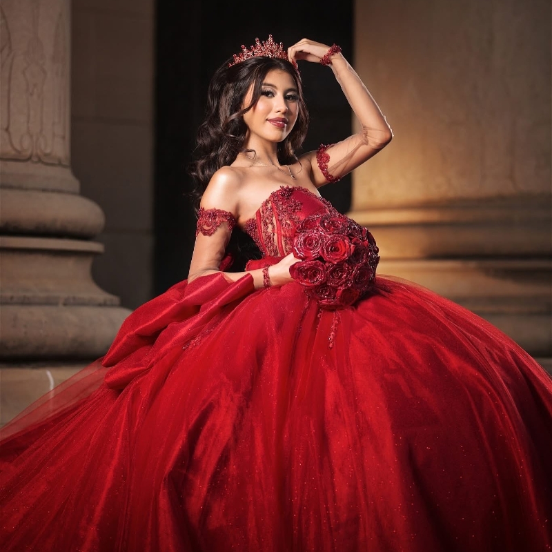Black Ball Gown Quinceanera Dresses Sweetheart Beading Tull Party Birthday Mexican Vestidos De 15 anos Sweet 16 Dress