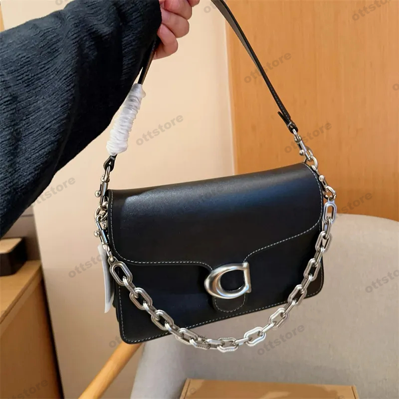 Chain Tabby Bag Vintage Designer Bags Leather Grace Retro Shoulder Bag for Womens Classic Luxury Crossbody Bags Tabby Baguette Bag Shoulder Wallet