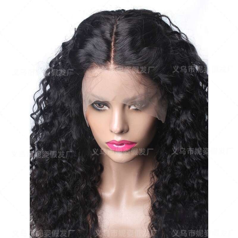 New Women's Front Lace Synthetic Wave Long Curled Hair Wig Set Kq2 Kq2