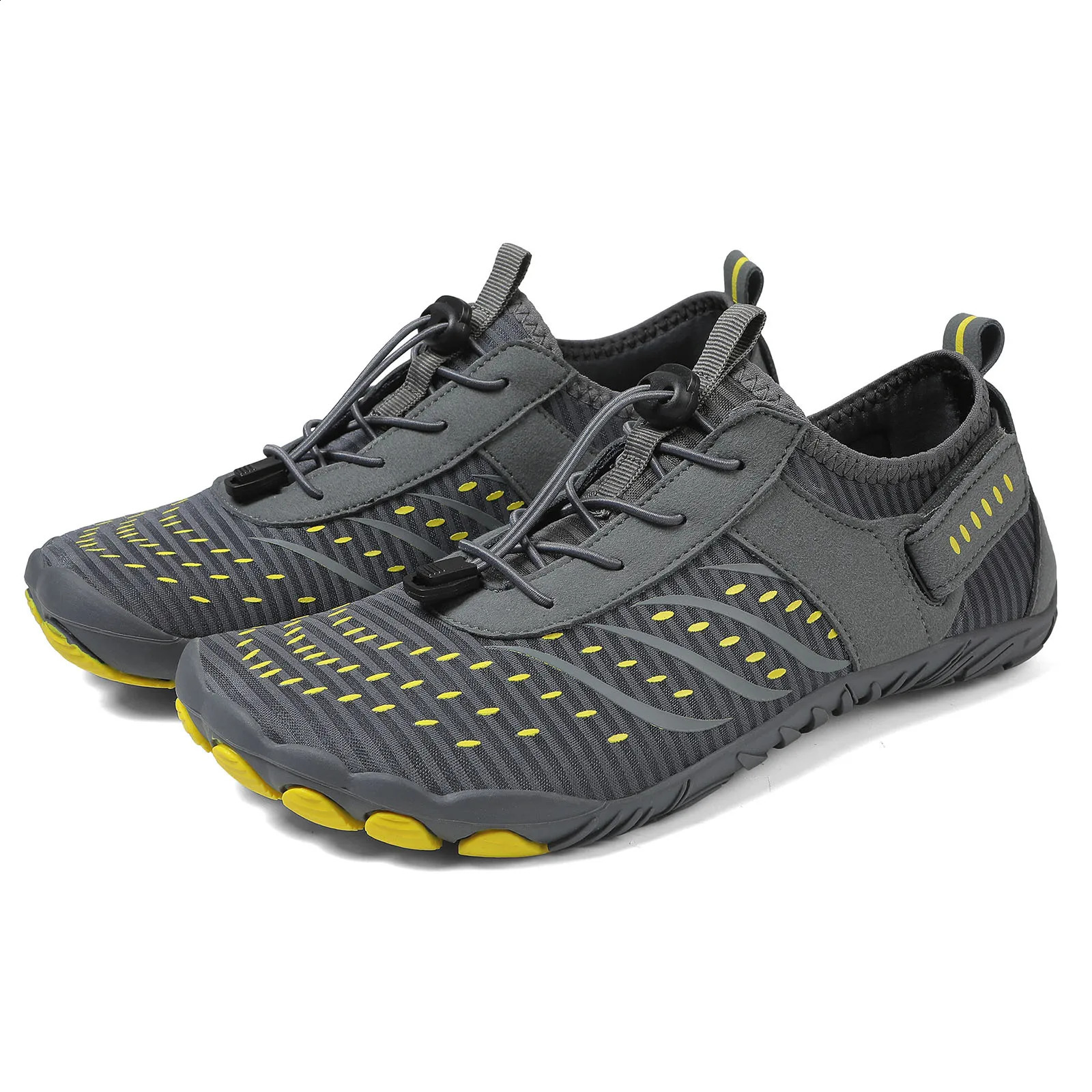 Water Sports Shoes for Men Beach Quick Dry Aqua Shoes WoMens Non Slip Mens Barefoot Five Fingers Aqua Swimming Shoes Breathable 241228