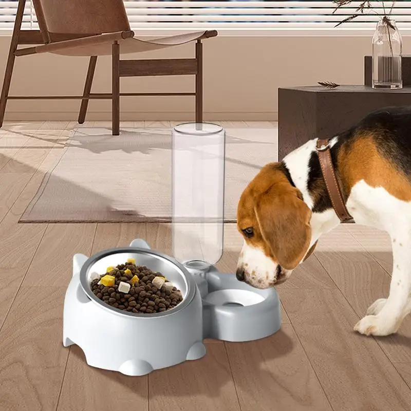 120317 The Surface Of The Cat Bowl Has An Easy To Clean Nano Coating, Which Prevents Water Dwe74 Droplets And Oil Stains From Sticking. With A Gentle 