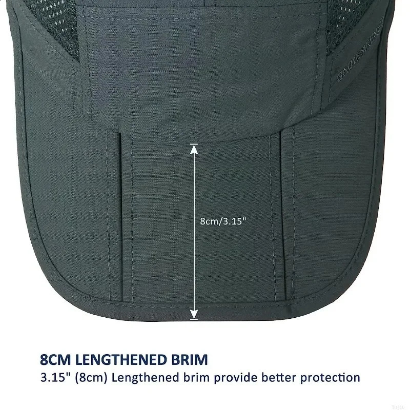 GADIEMKENSD Quick-Drying Foldable Portable Baseball Caps For Men Summer Sea Wave Embroidery Unisex Sport Sun Hats Cap 241227