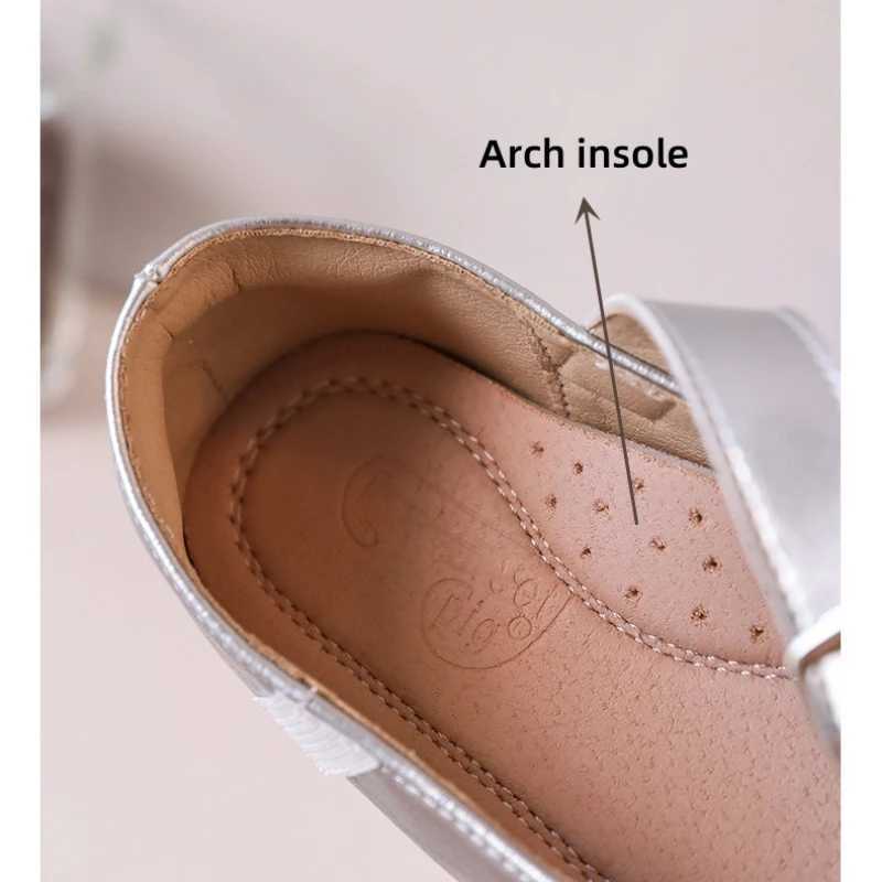 Autumn childrens apartment soft ultra-fine fiber fashionable bow Mary Jane baby girl casual shoes spring anti slip outsole childrens evening shoes W24