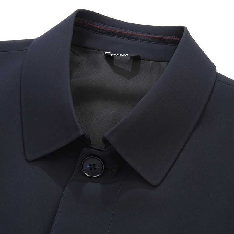 8XL 7XL 6XL New Autumn Mens Business Long Jackets 202 Casual Windbreaker Loose Jacket Men Trench Coat Men Fashion Male Overcoat W241228