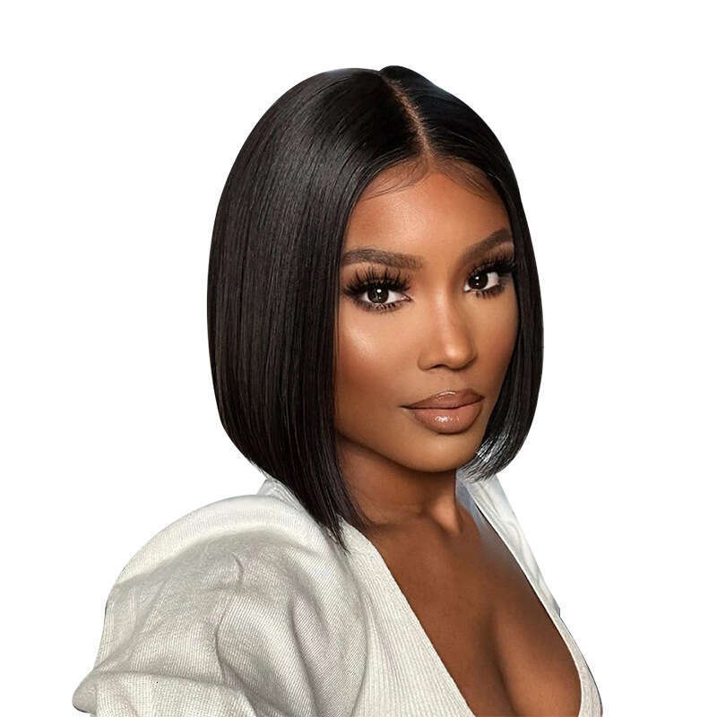 Wig, Person Hair Cover, Bob Short Real Hair, 13 * 4, Lace Front Wig Kq2 Kq2