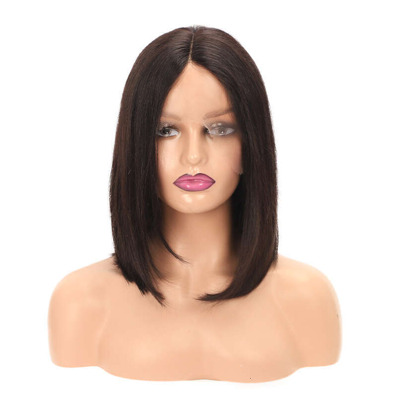Straight 13X4x1 Real Hand Woven Split Straight Front Lace Lightweight Headband Fashionable Hair Cover Kq2 Kq2
