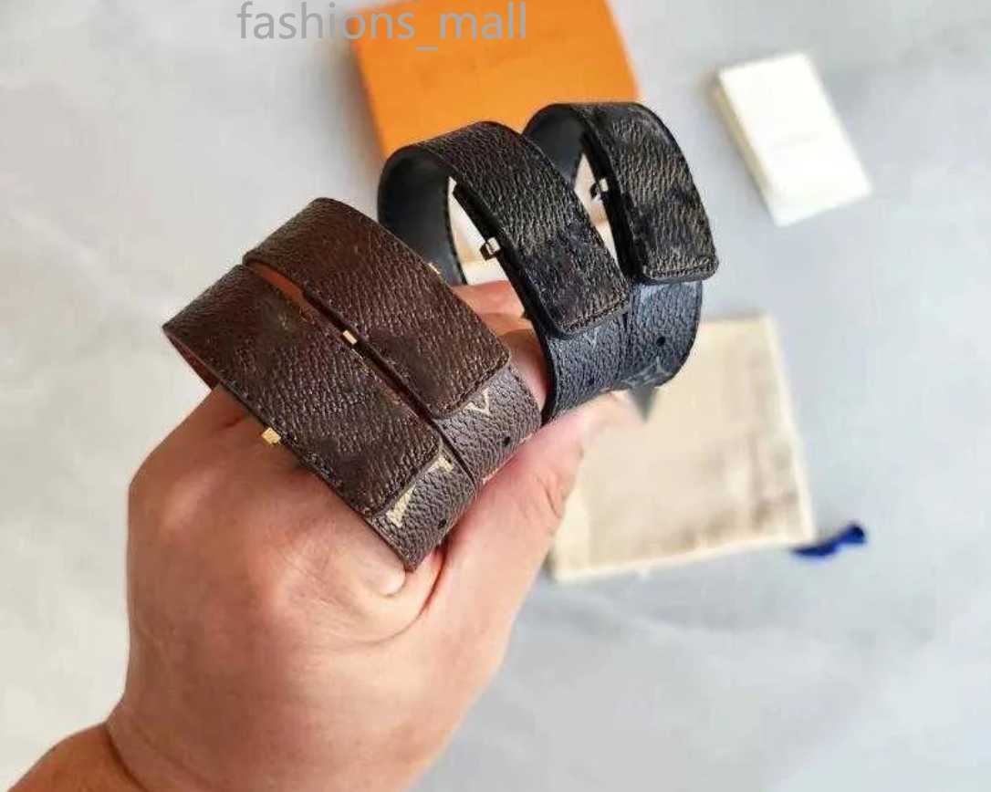 Designer Braclet Flower Bracelets Jewelry Bangle Silver Stainless Steel Luxury leather L slim bracelet Simple Cross Pattern Buck