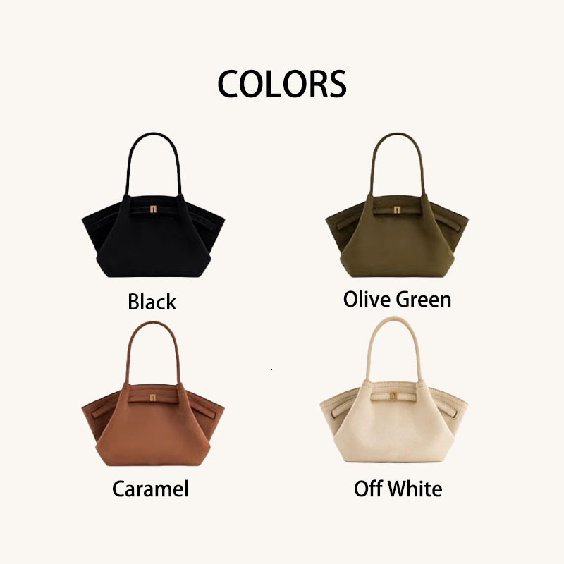 2025 New In Fashion Trend Women Designer Exact Replicas Suede Tote Bag Retro High Quality Small Ladies Casual Soft Hobo Handbag