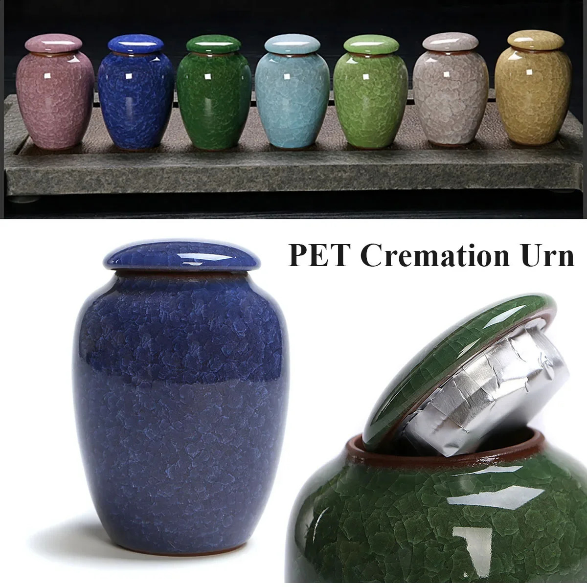 Pet Urn Bird Dog Pet Urns Cremation Pet Caskets Funeral Vase Cat Cremation Ash For Human Ashes Made Ceramics Hand Painted 241225