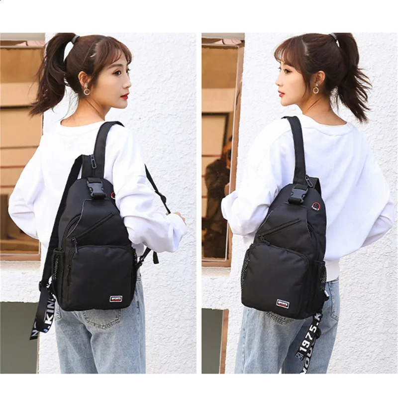 Women Mini Backpack Small Chest Bag Sling Messenger Bags Female Sports Bag Travel Waist Crossbody Bag Girl Back Pack 241228