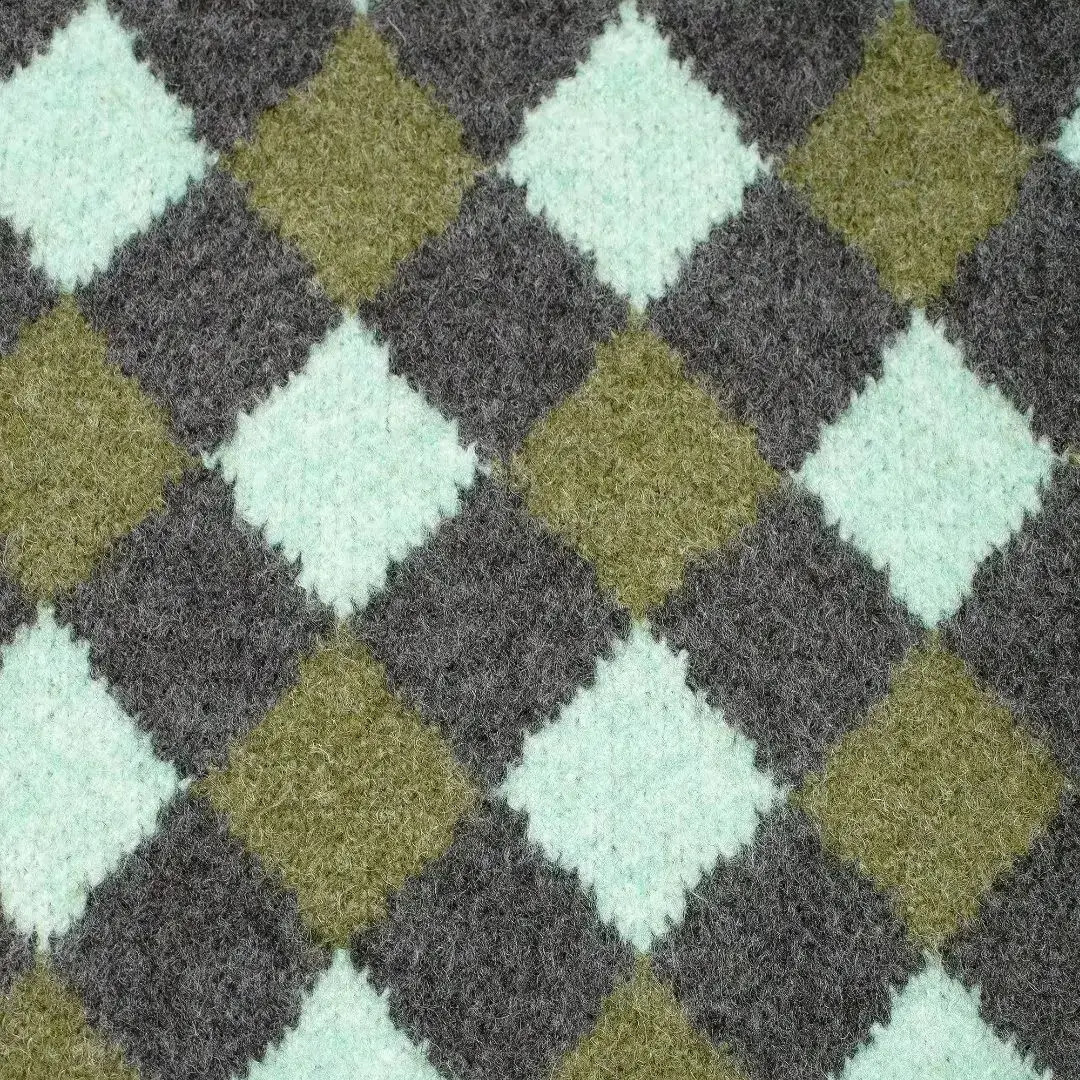 Autumn Arrival Womens Casual Versatile Diamond Pattern Jacquard Long Sleeve Round Neck Knitted Cardigan Coat 241227