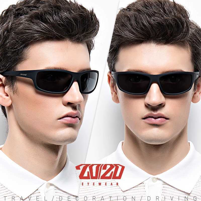 20/20 Optical Brand Design New Polarized Sunglasses Men Fashion Male Eyewear Sun Glasses Travel Fishing Oculos PL66 With Box W241228