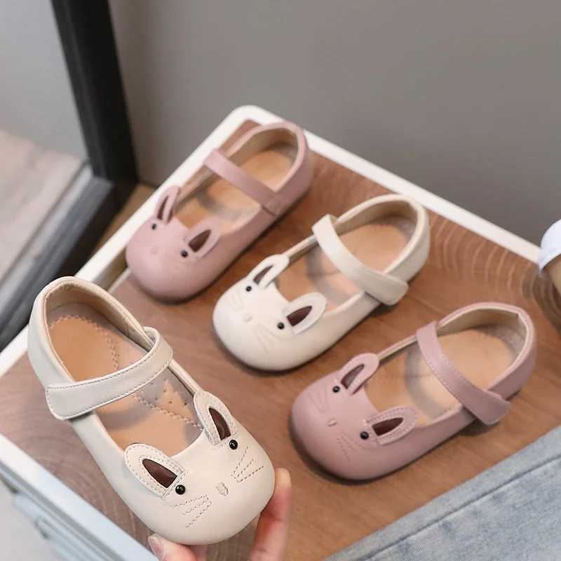 Spring Cat Baby Apartment Autumn Mary Jane Genuine Leather Childrens School Shoes Comfortable Arched Edge Childrens Shoes W241228