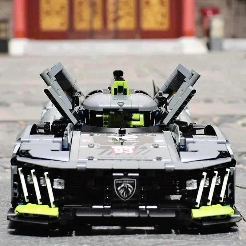 Supercar Bricks 1775pcs 9X8 24H Super Racing Car Leo Mans Building BlocksToy Hybrid Hypercar Model Kids Adult Gifts 42156 X241228