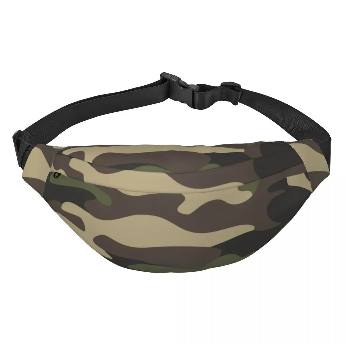 Splintertarn German WW2 Camouflage Fanny Pack Military Army Tactical Camo Sling Crossbody Waist Bag Cycling Phone Money Pouch 241228