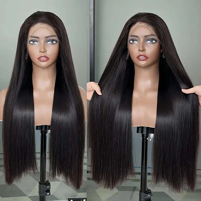 Bone Straight Human 13 * 4 Front Lace Wig Real Hair Kq2 Kq2