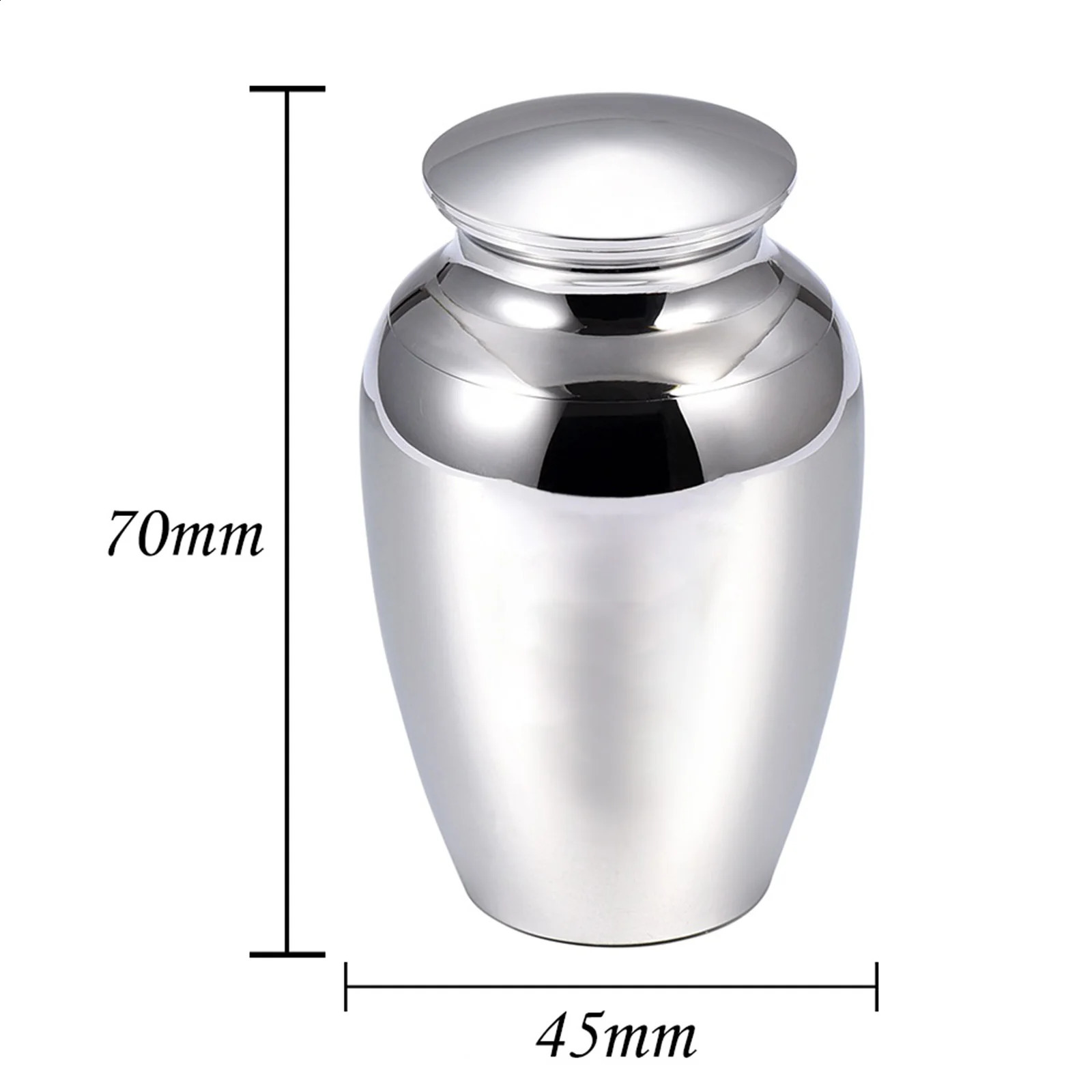 Striped cremation urn for human ashes pet ashes keepsake small stainless steel ashes holder funeral ashes memorial container 241225