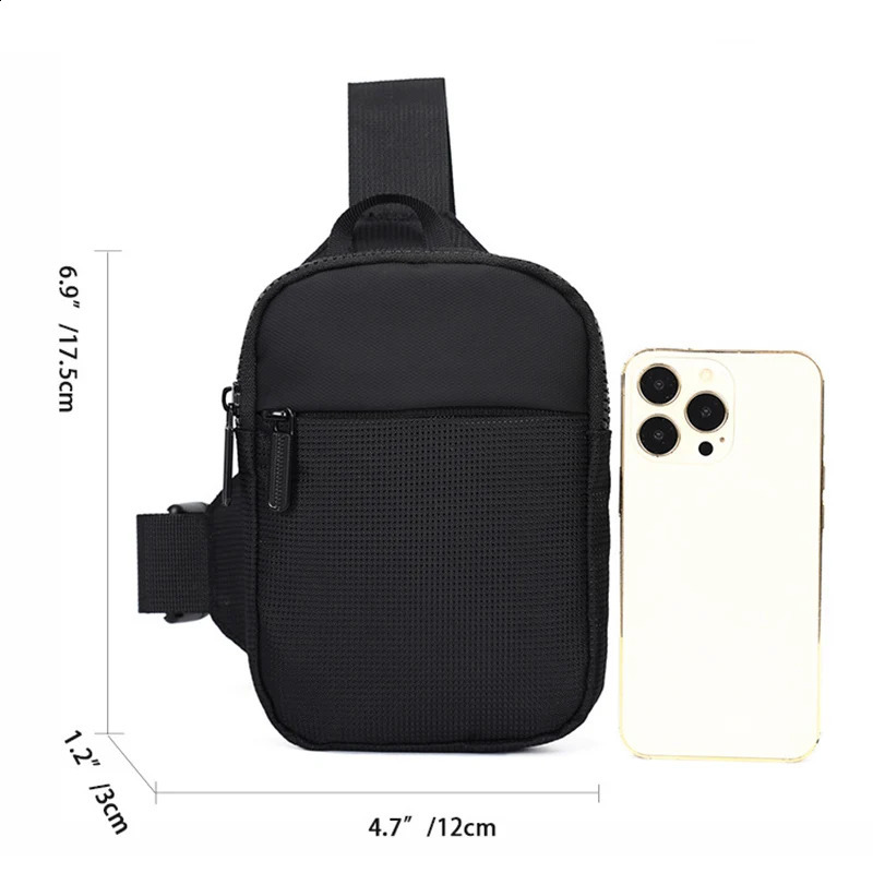 Mens Fashion Small Chest Bag 241228