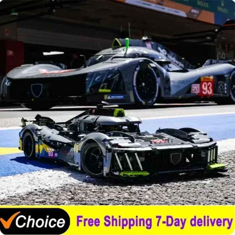 Supercar Bricks 1775pcs 9X8 24H Super Racing Car Leo Mans Building BlocksToy Hybrid Hypercar Model Kids Adult Gifts 42156 X241228