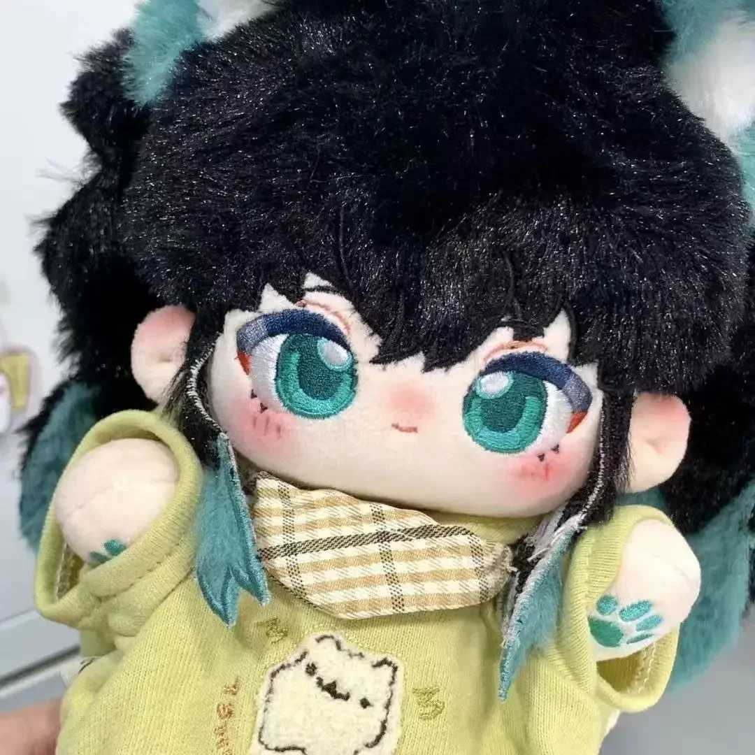 Stuffed 20CM Tokitou Muichirou Plush Dress Up Dolls Toys for Kids Adults Kawaii Anime Demon-slayer Collectible Puppets Xmas Gift X241227