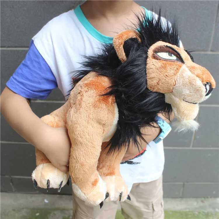 Cartooon The Lion King Scar High Quality Soft Stuffed Animal Doll Plush Toys Birthday Present For Child 36cm X241227