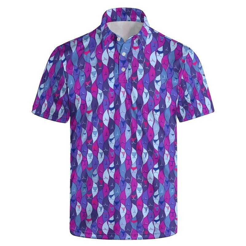 Interesting 3D printed neon shirt shirt suitable for mens summer oversized short sleeved shirts personalized street T-shirts top casual mens clothing 