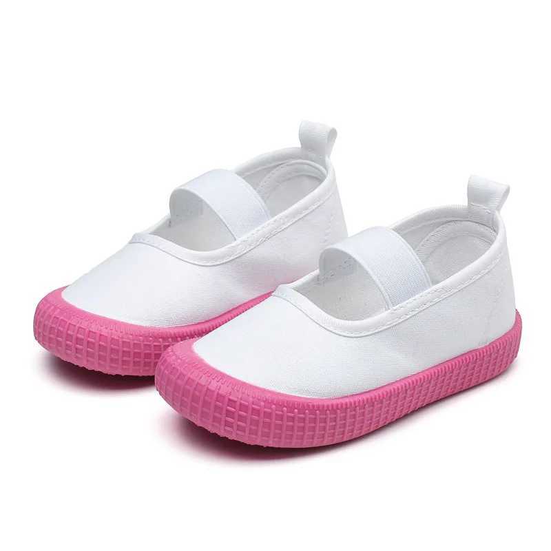 Kid Canvas Shoes Summer New Little Children Board Shoes Boys Girls Sport Casual Shoes Fashion Breathable Flats Non-slip Sneakers W241228