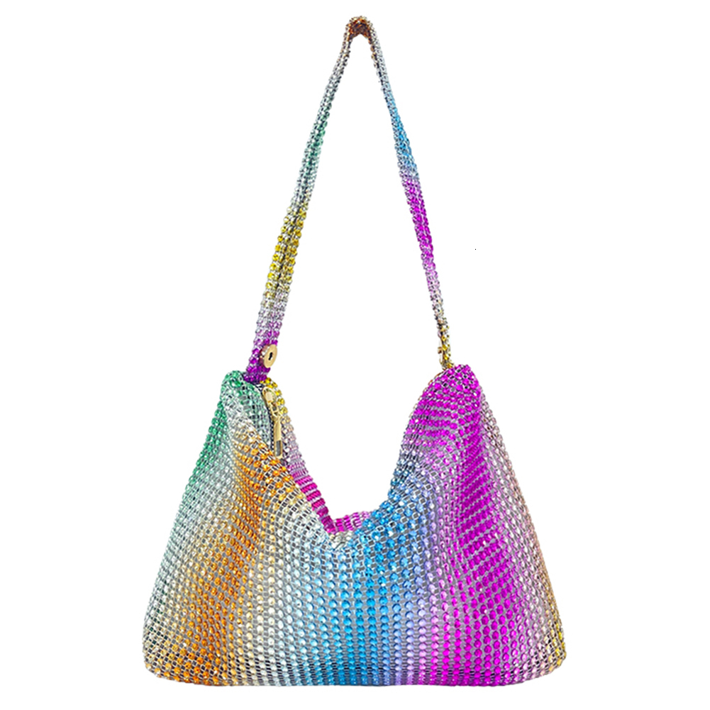 Glitter Dinner Clutch Elegant Women Lady Stylish Evening Large Capacity Party Tail Wedding Underarm Bag