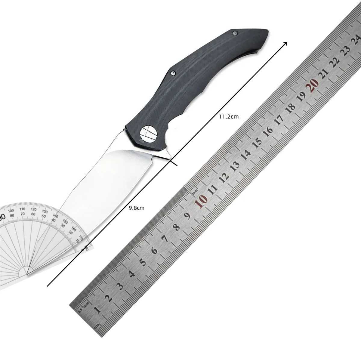 High Quality Hunting Folding Knife Tactical Knife D2 Blades 420Steel +G10 Hand Outdoor EDC Cutting Knife Cam Survival ToolXJ241228