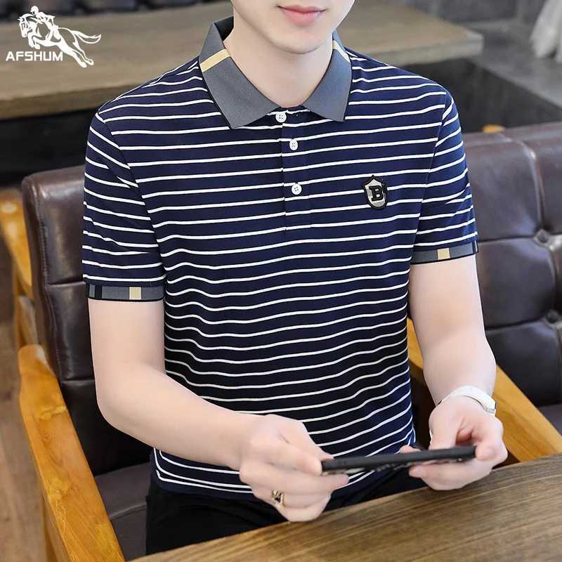 shirt shirt men Summer new high quality Mens short-sleeved shirt shirt Cotton stripe Mens business casual shirt shirt M-4XL 3661 X241228