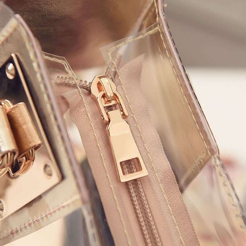 Jelly Handbag, New Summer Transparent Beach Crystal Women's Bag, Large Capacity Single Shoulder Crossbody Bag