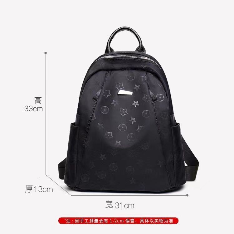 Waterproof Oxford cloth Instagram style backpack, fashionable new Korean version, women's casual and minimalist travel bag