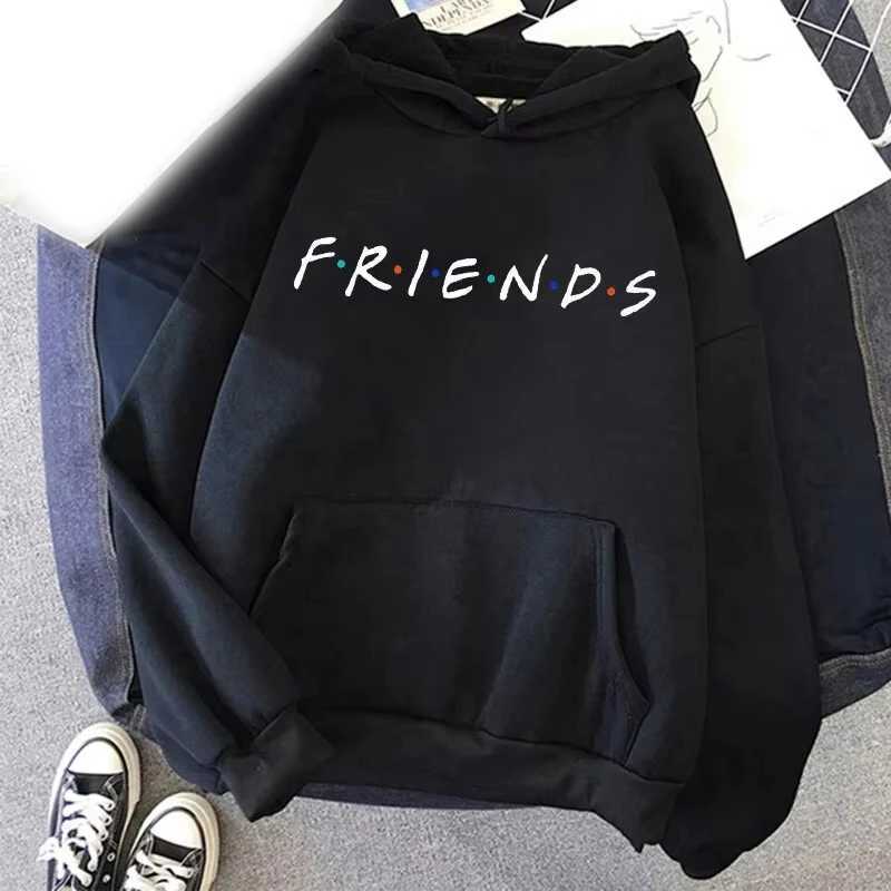 New Tv Series Friends Hoodies Men Women Fashion Hoodie Japanese Anime Sweats Women Sweatshirt Coat Pullovers Letter Sudadera Boy X241228