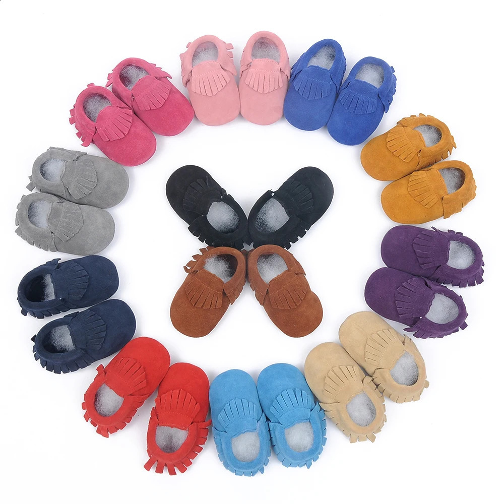 Baby Shoes Soft Cow Leather Bebe born Booties for Babies Boys Girls Infant Toddler Moccasins Slippers First Walkers Sneakers 241228