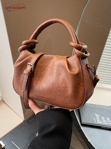 New cross-border high-end women's bag, fashionable and versatile shoulder bag, crossbody bag, stylish commuting pleated handbag wholesale swissmi