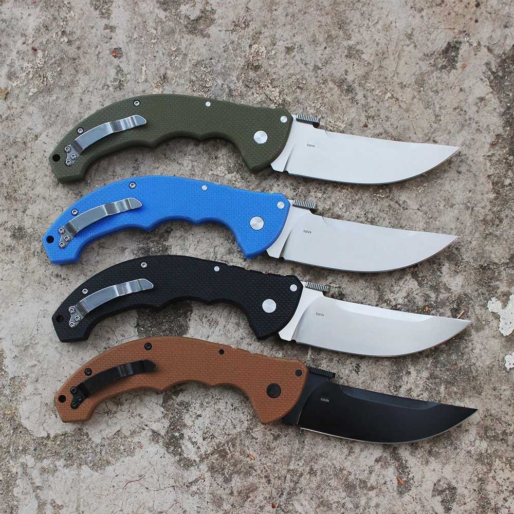 TALWAR Cold Folding Tactical Knife S35VN Steel Blade Multipurpose Outdoor Military Survival Combat Hunting Knives for Men ToolsXJ241228