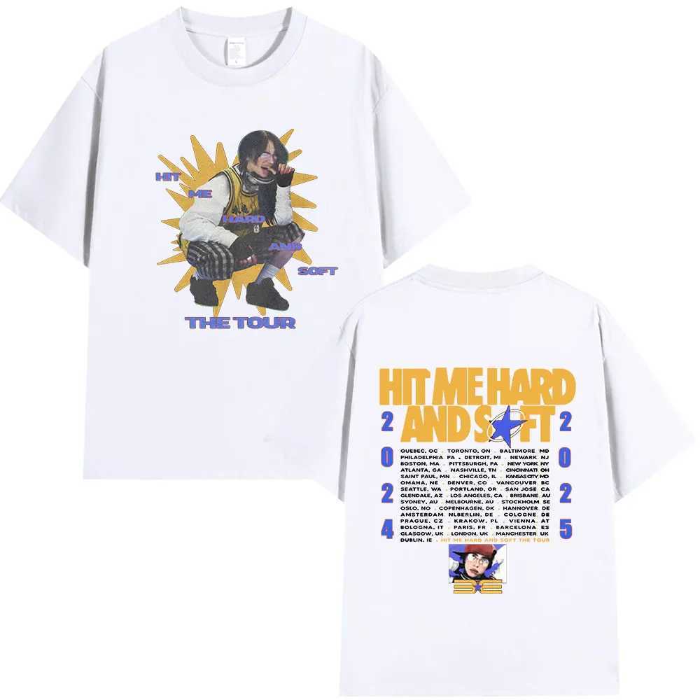 Hit Me Hard and Soft Tour 2024-2025 T Shirt Men Women Fashion Hip Hop T Shirts Cotton Loose Cozy Short Slve T-shirts Fans Gift X2502271