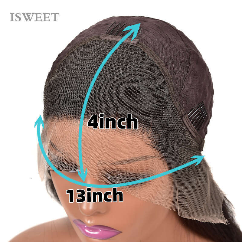 Real Full For Women, Human Hair 13 * 4S Trail Front Lace Real Person Head Cover Wig Kq2 Kq2
