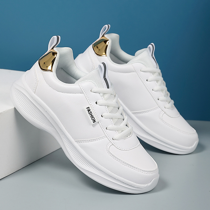 Women Sports Shoes Simple Casual Style Versatile High-end Design Plus Size Fashion Running Training Sneakers Triple Black White Free shipping