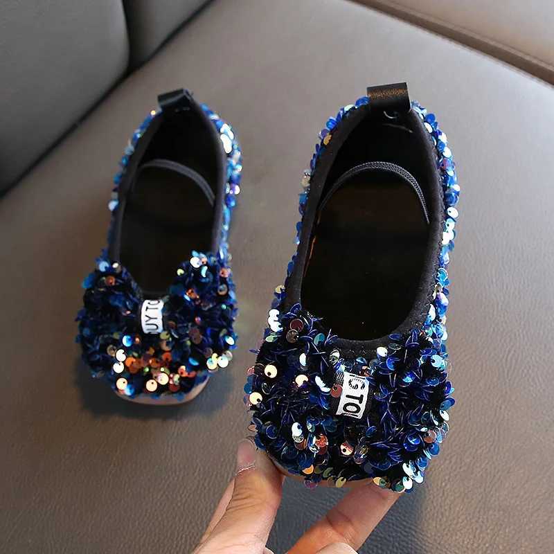 Fashion Children Shoes For Girls Shoes Leather Shoes Princess Sweet Breathable Comfortable Flats Shoes For Students Autumn 2022 W241228