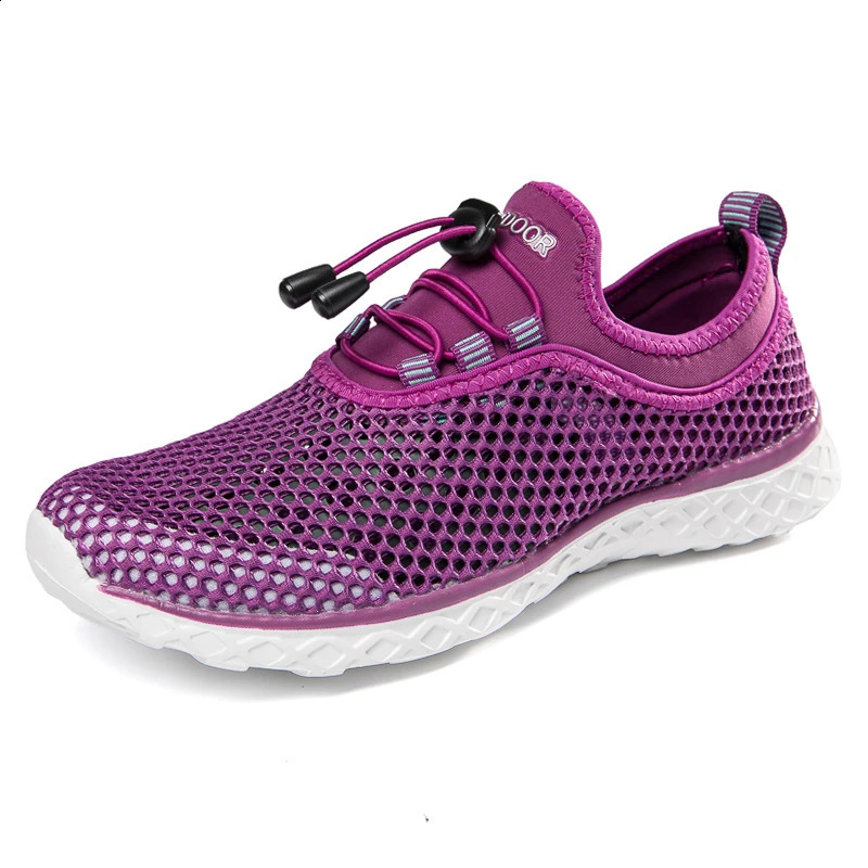 Summer Lace Up Aqua Shoes Men Outdoor Wading Upstream Waders Water Sneakers Aquashoes Light Breathable Zapatos De Agua Homme 241228